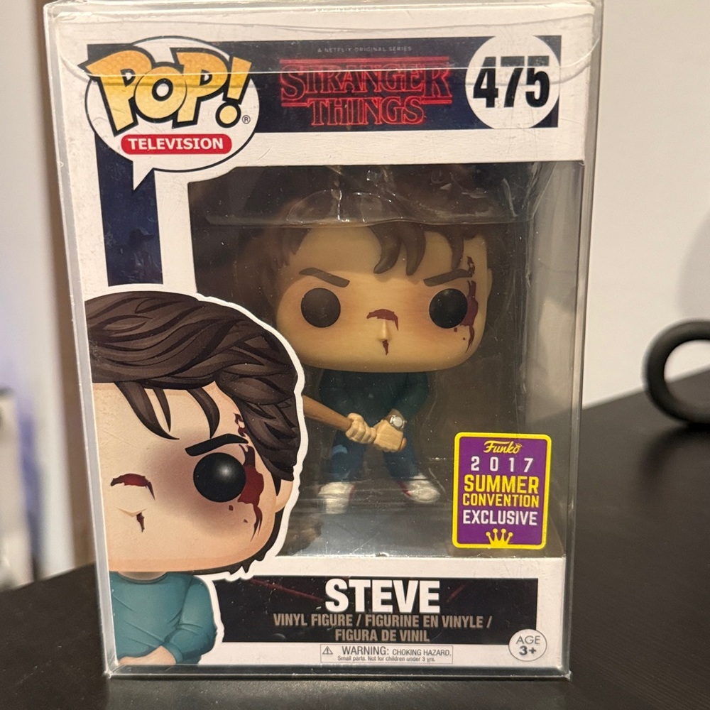 NIB Funko Pop! TV Stranger Things - 474 Steve “2017 Summer Convention Exclusive”